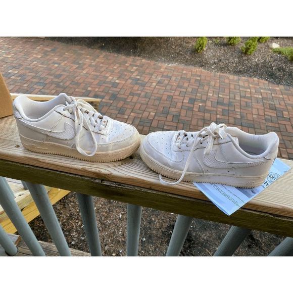 NIKE WOMENS AIR FORCE 1 Valentine’s Day Foam Pale Pink 2019 Size 8 CD0183-600 Ra - Picture 9 of 10